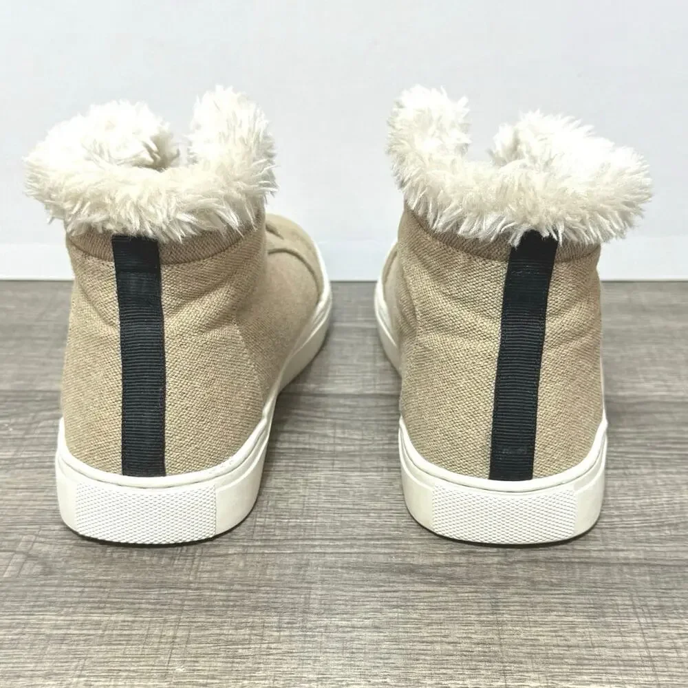 Corkys Women’s Templin Lace Up Faux Fur High Top Sneaker Boots Size 10